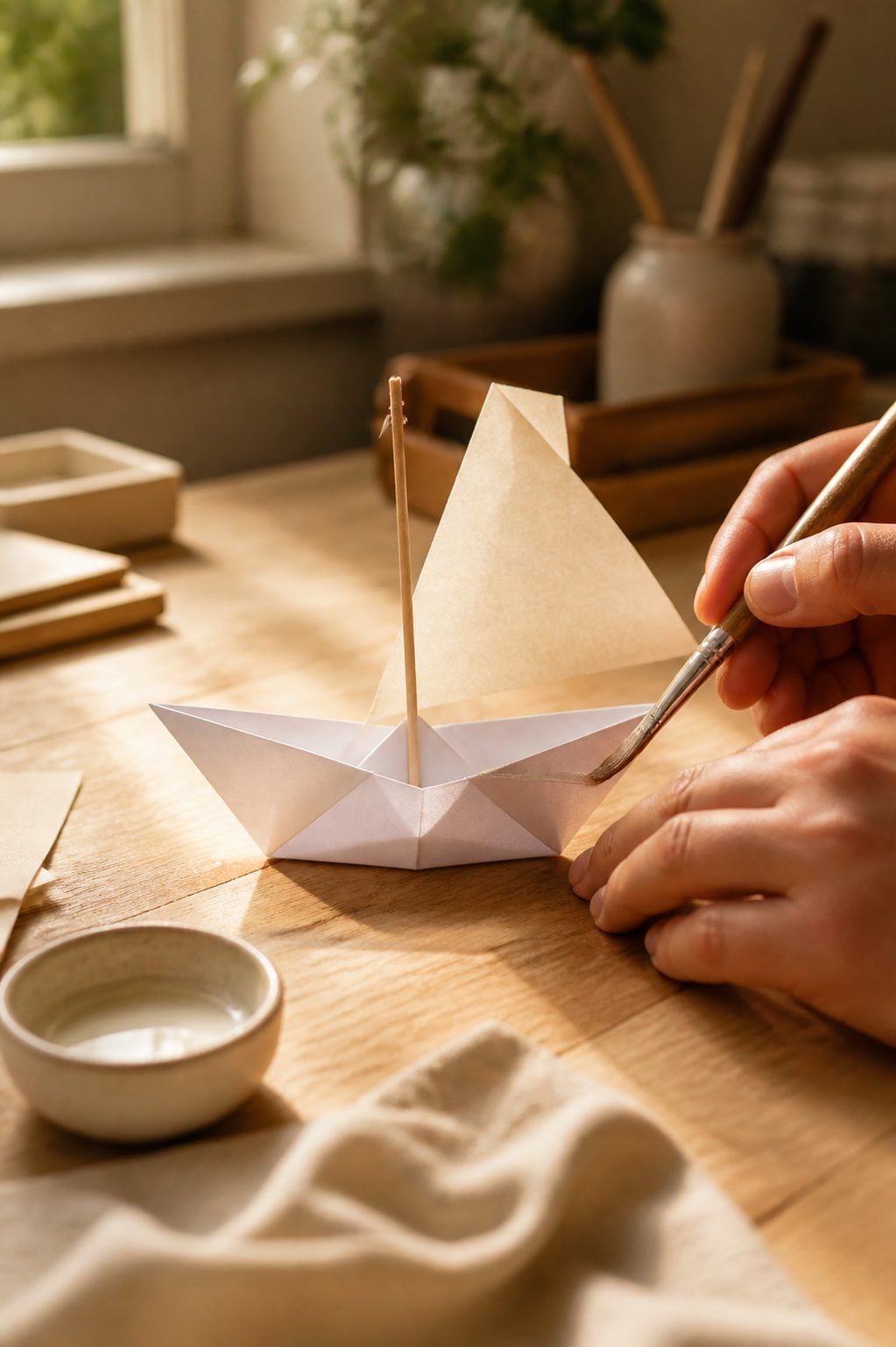 4. Ajouter une voile et garder le bateau en bon état
