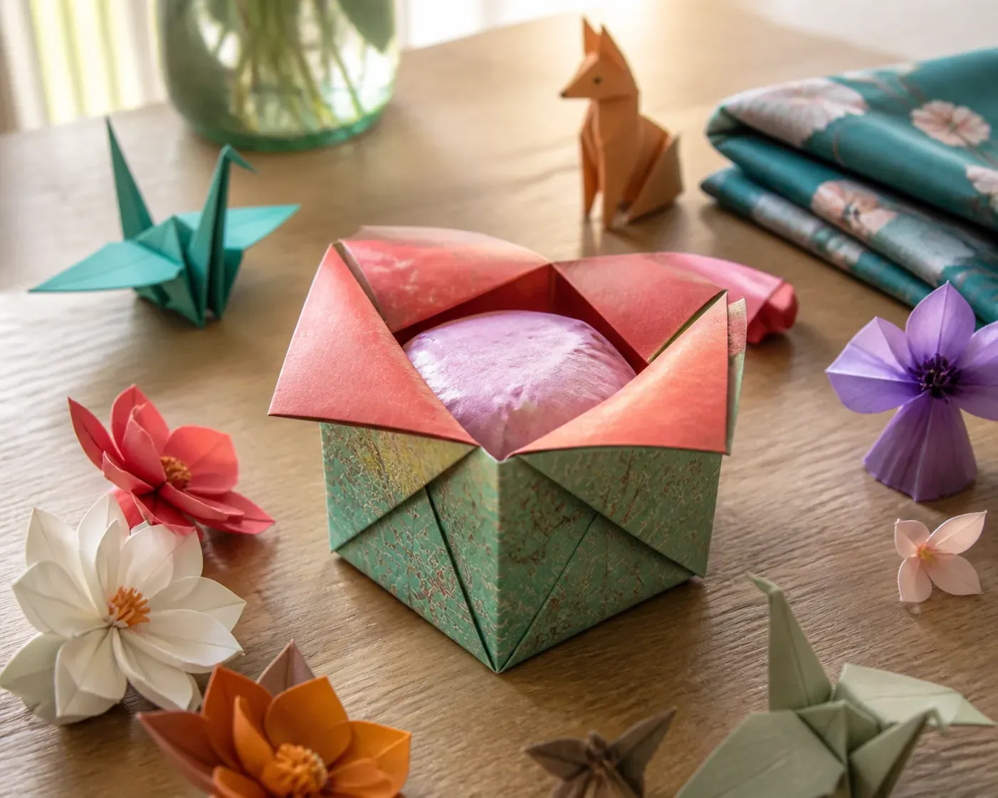Un cadeau en origami qui marque les petits et grands moments