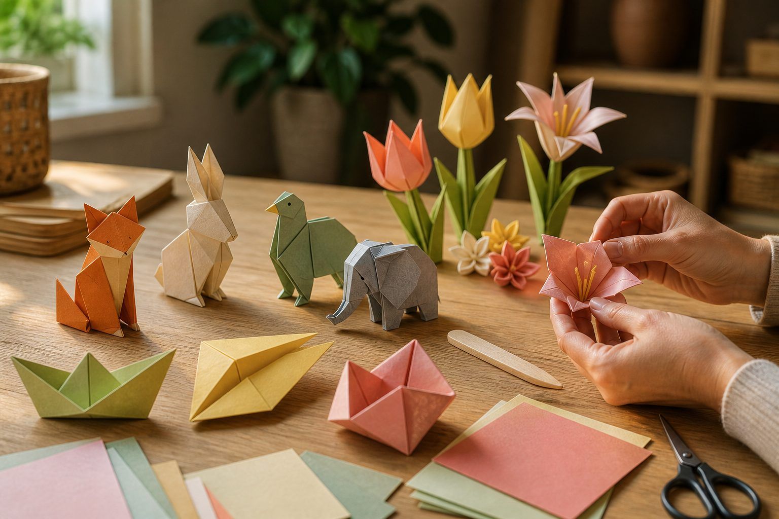 Animaux, fleurs et origami 3D : quelle suite après les premiers pliages ?