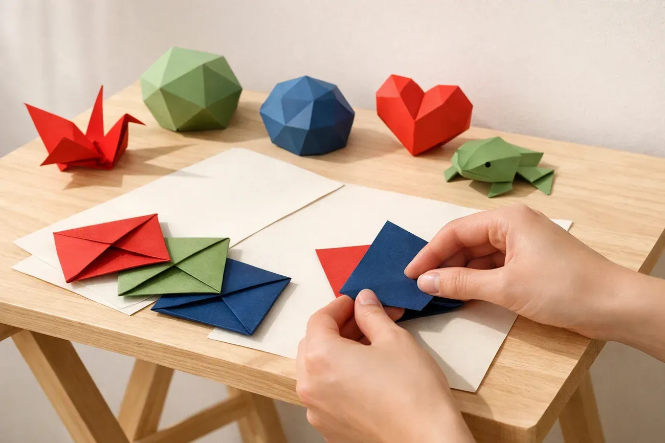 Papiers plies sur la table de travail, ambiance de l'article : Pourquoi ce marque-page de coin est parfait pour commencer
