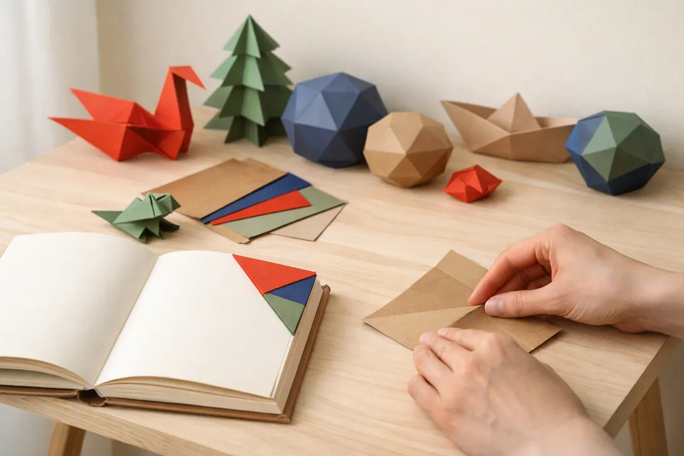 Marque-page origami : le coin de page en 5 minutes
