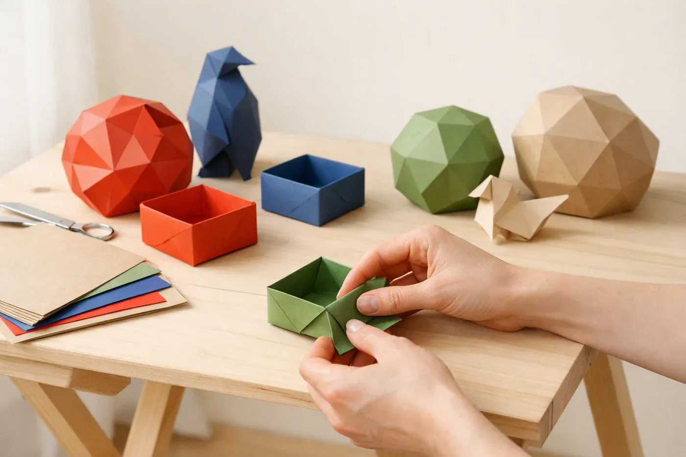 Boîte en origami : le masu et 3 variantes utiles