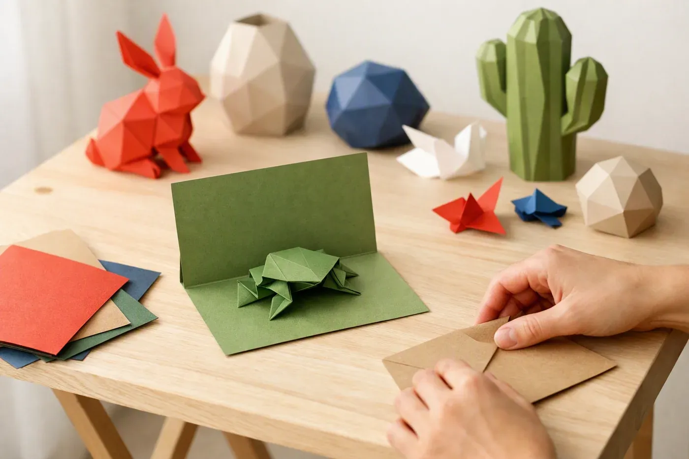 Origami grenouille sauteuse : le pliage qui amuse tout le monde