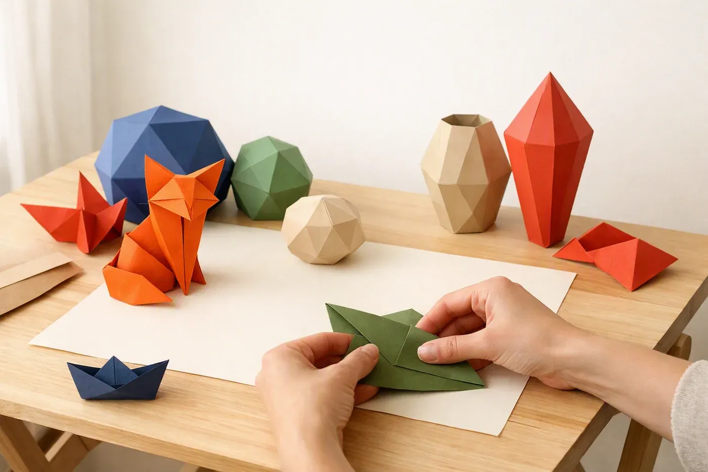 Origami renard : le pliage malin en 10 étapes