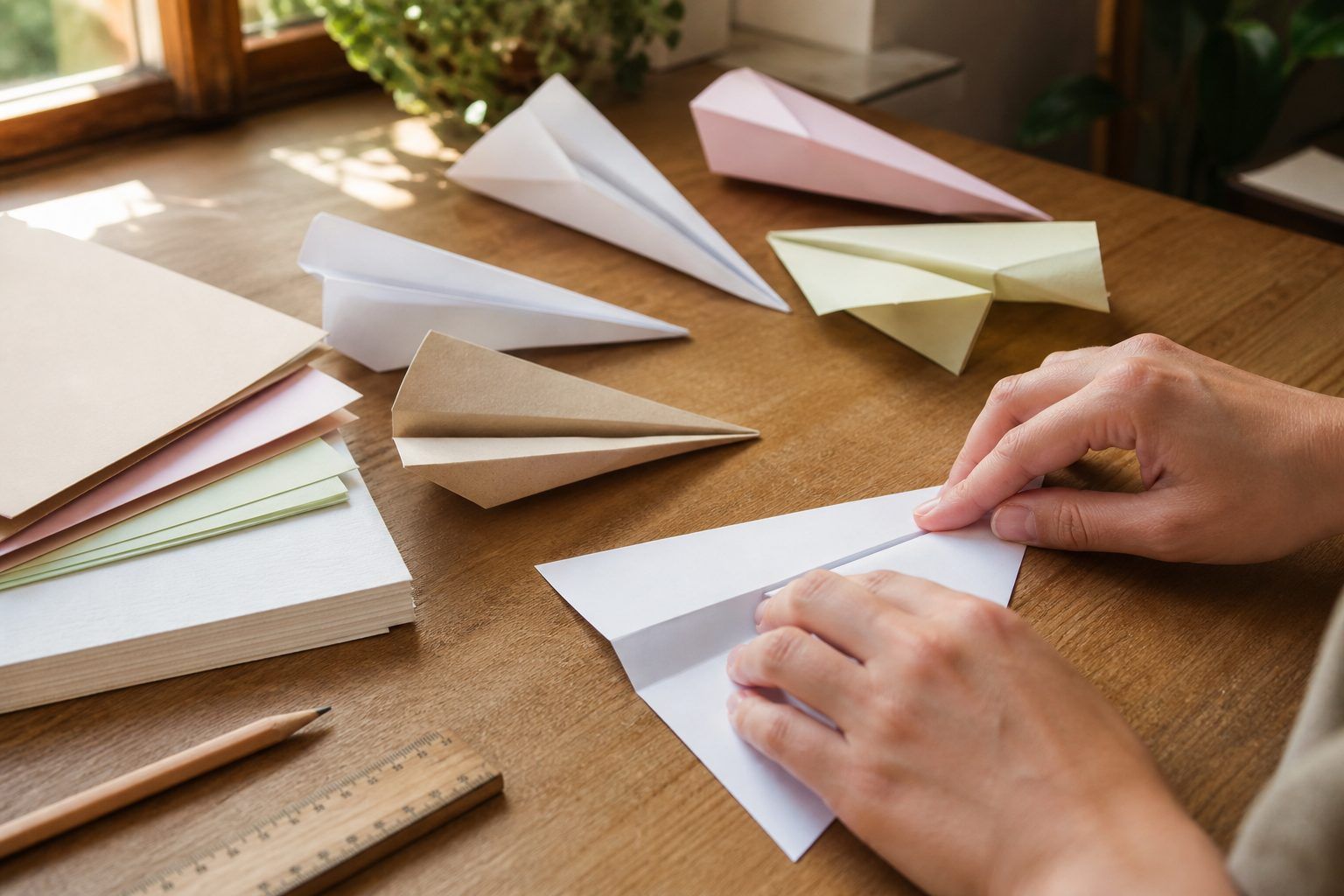 Quel papier choisir et quelles idées d’avions en papier essayer
