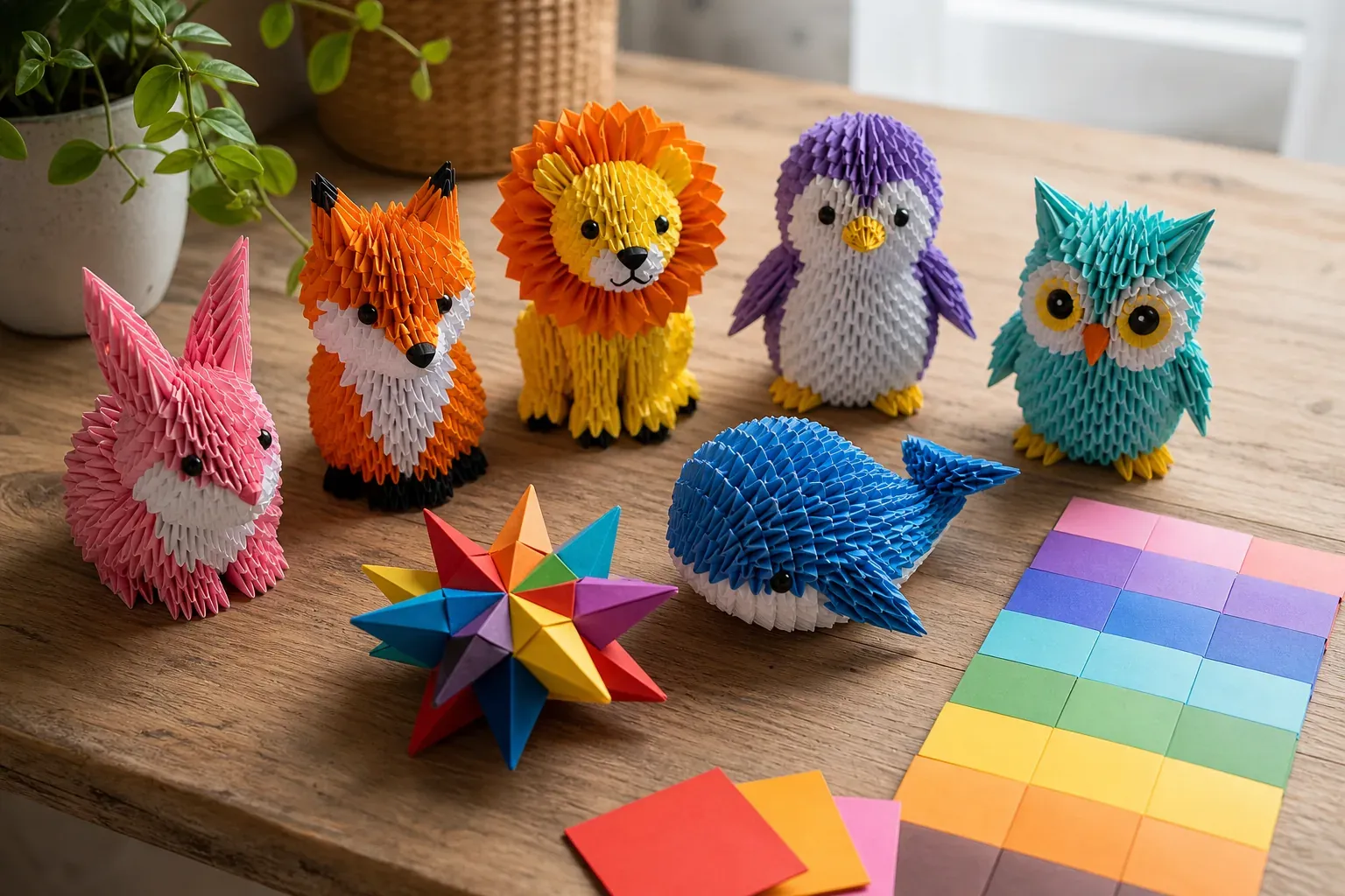 L’origami facile 3D se plie en volume dès les premiers essais