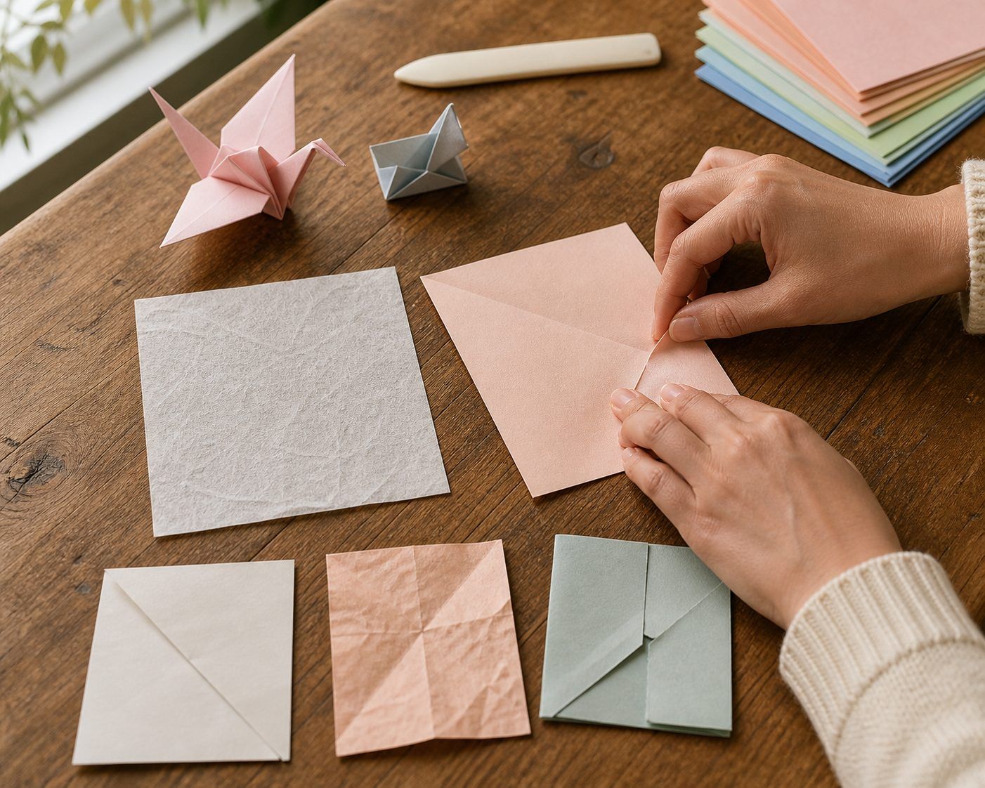Choisir le papier et corriger les erreurs de pliage les plus fréquentes