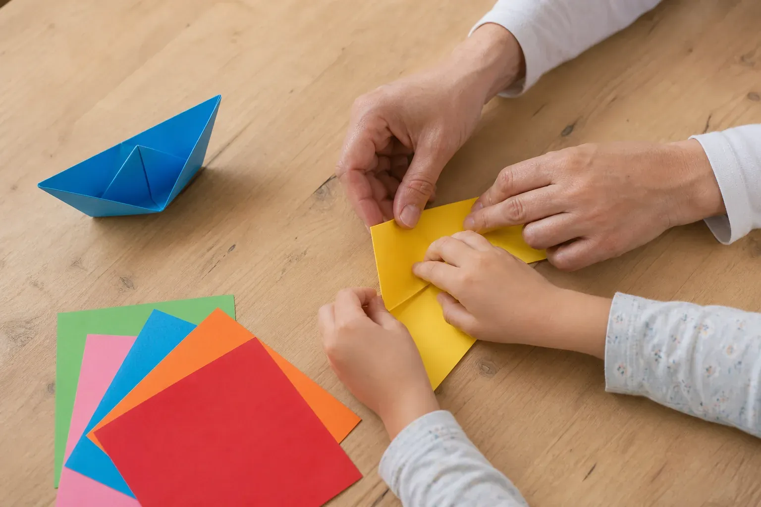 L’origami facile pour débutant commence par des plis sûrs