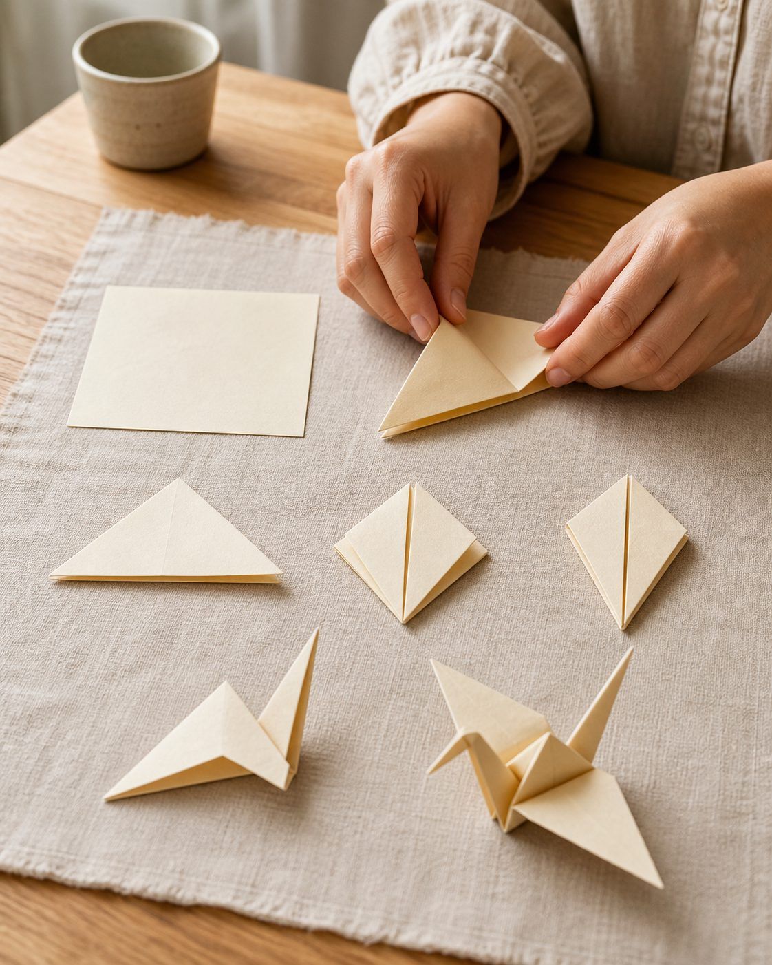 Les bases du pliage origami en 6 gestes simples