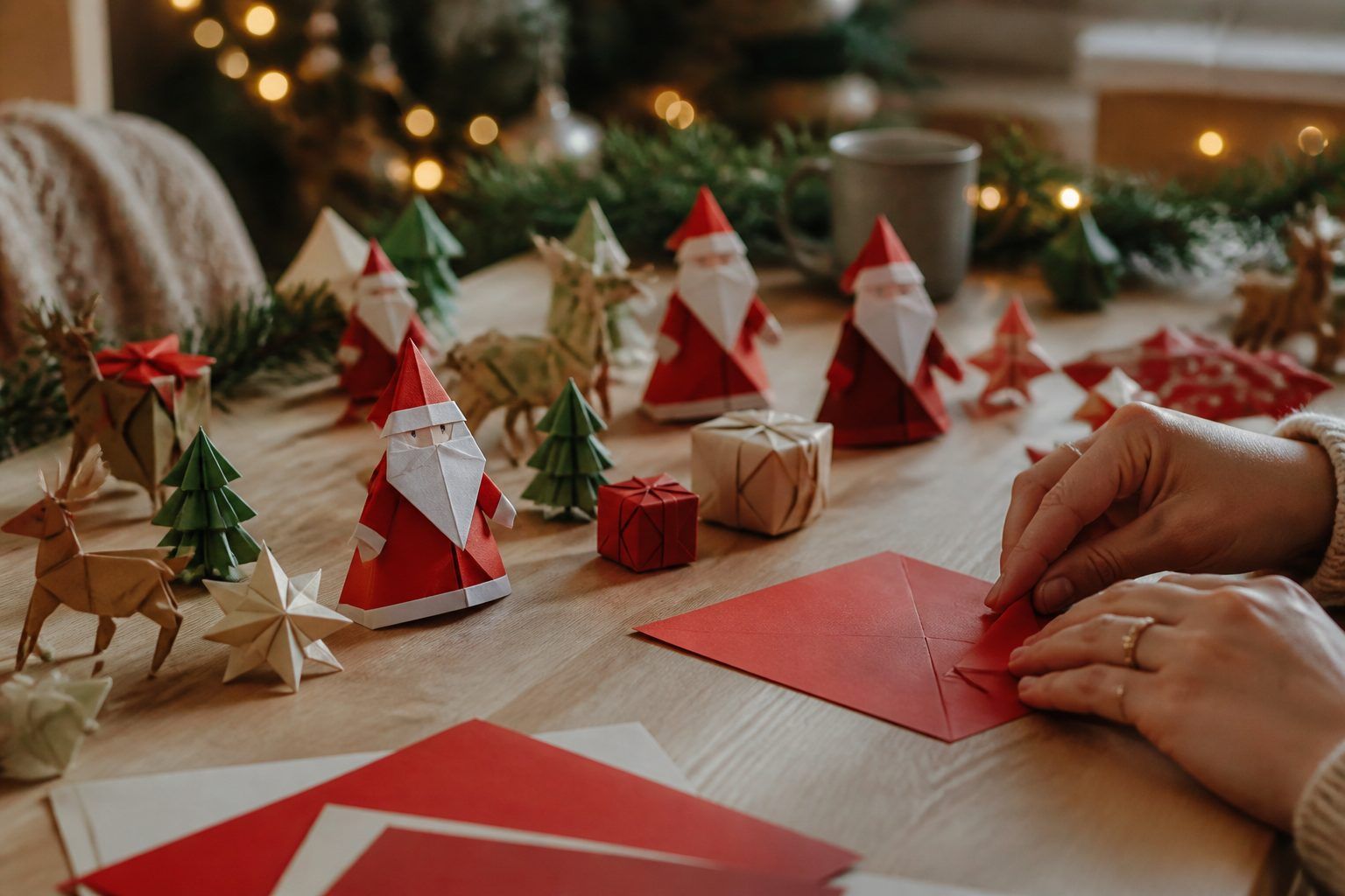 Plus d’idées d’origamis pour Noël autour du Père Noël