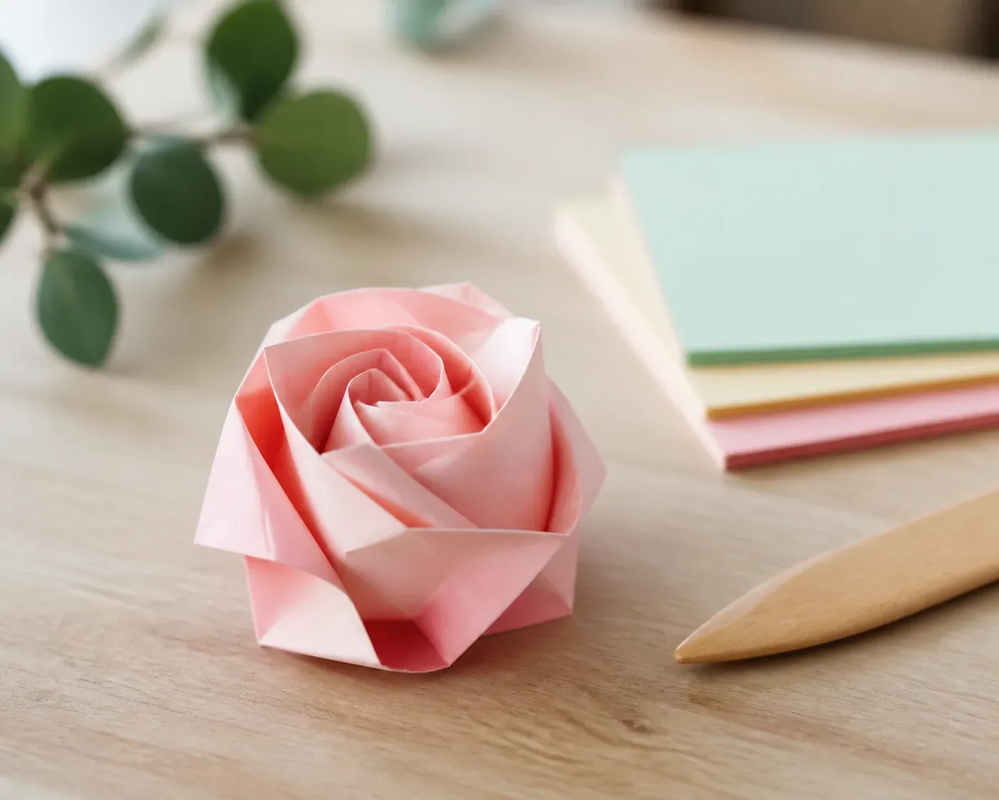 Comment faire un origami rose facile, pétale après pétale