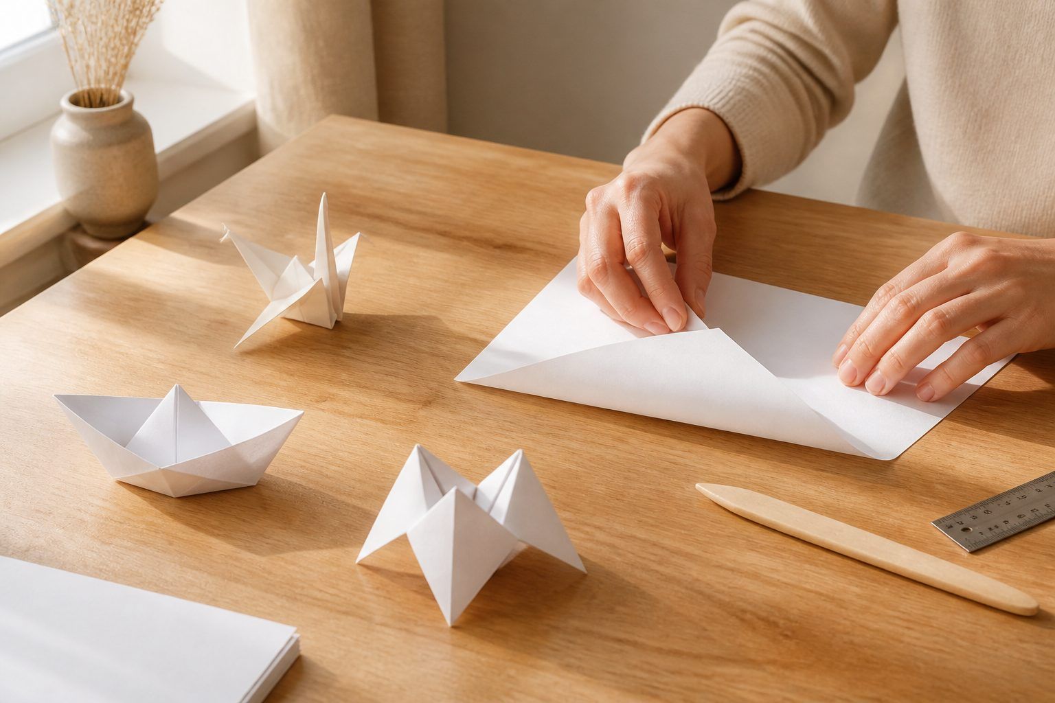 Comment réussir les pliages, même avec une feuille A4 ?