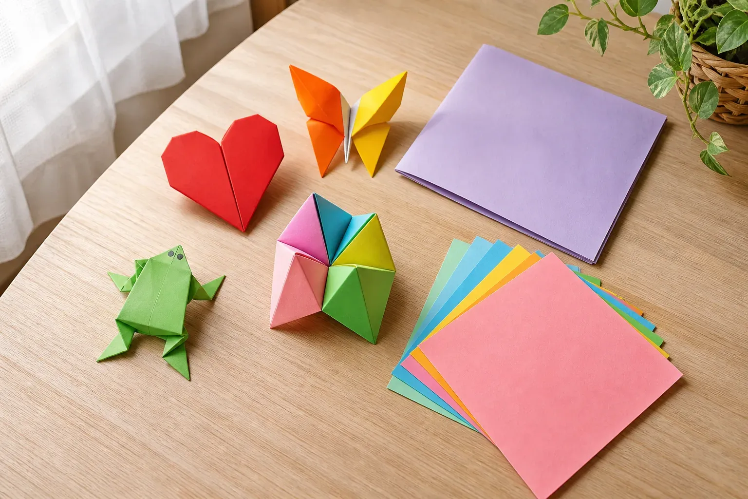 Les origamis simples deviennent faciles avec les bons repères