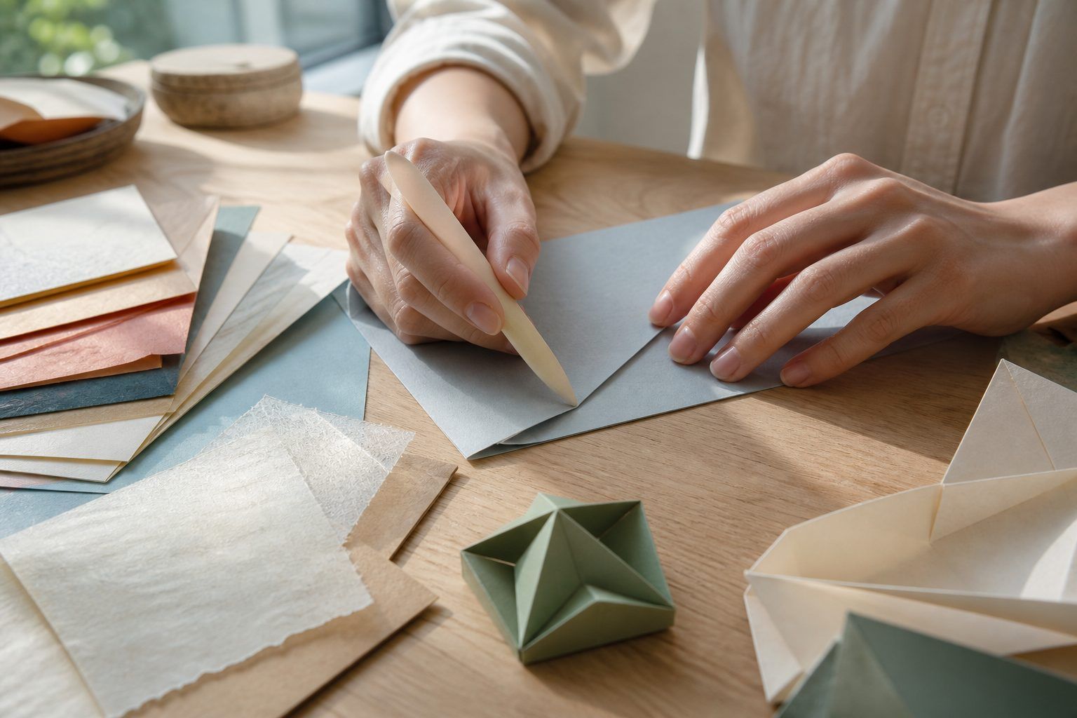 Quel papier choisir pour un pliage papier net et durable ?